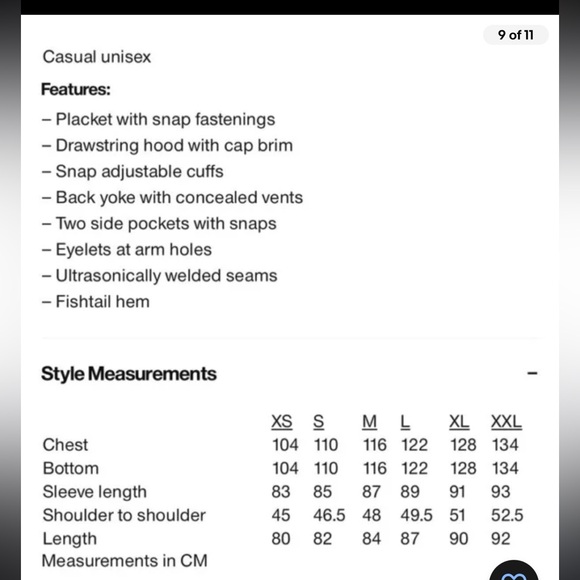 NWT Rains XL Wave 12010 Jacket $140 retail - Picture 10 of 10